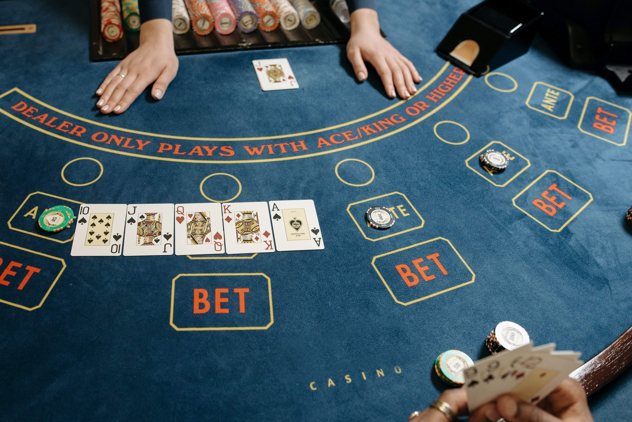 playing baccarat
